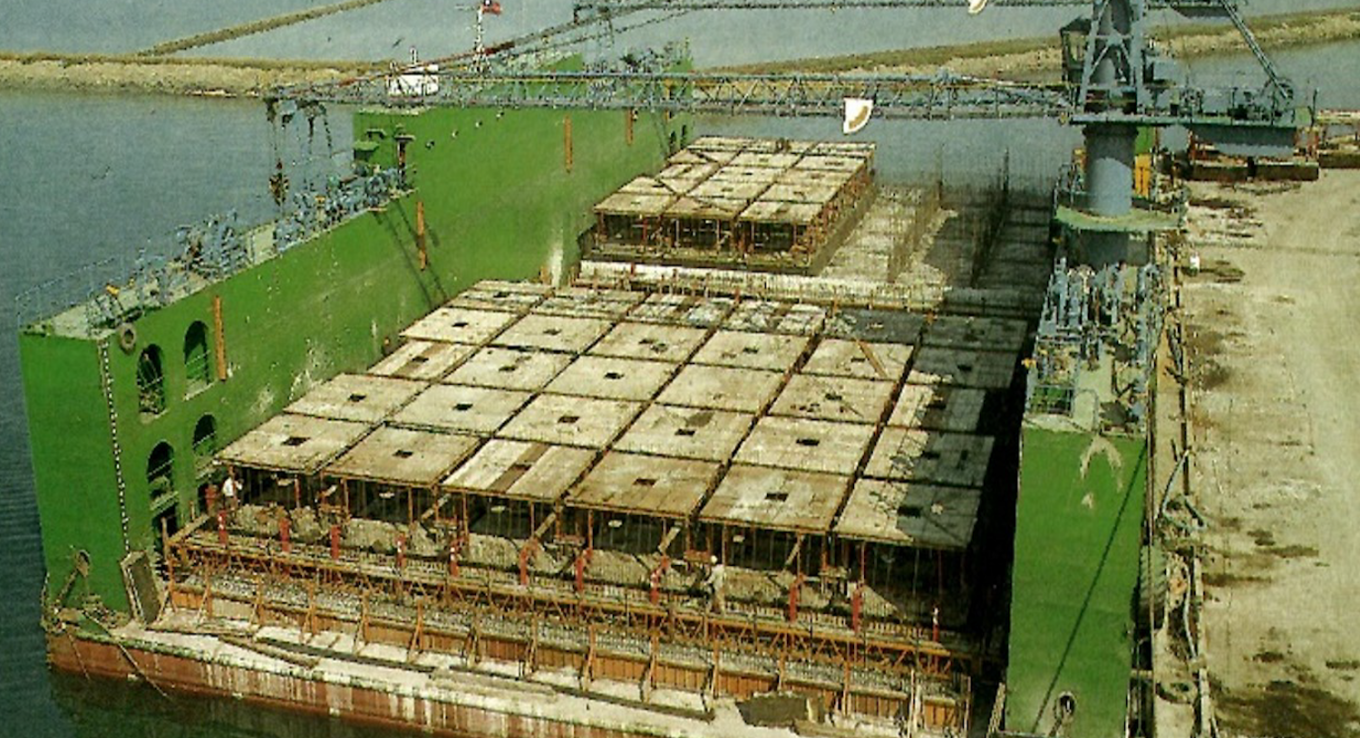 十四項基本建設中油永安液化天然氣專用港防波堤工程