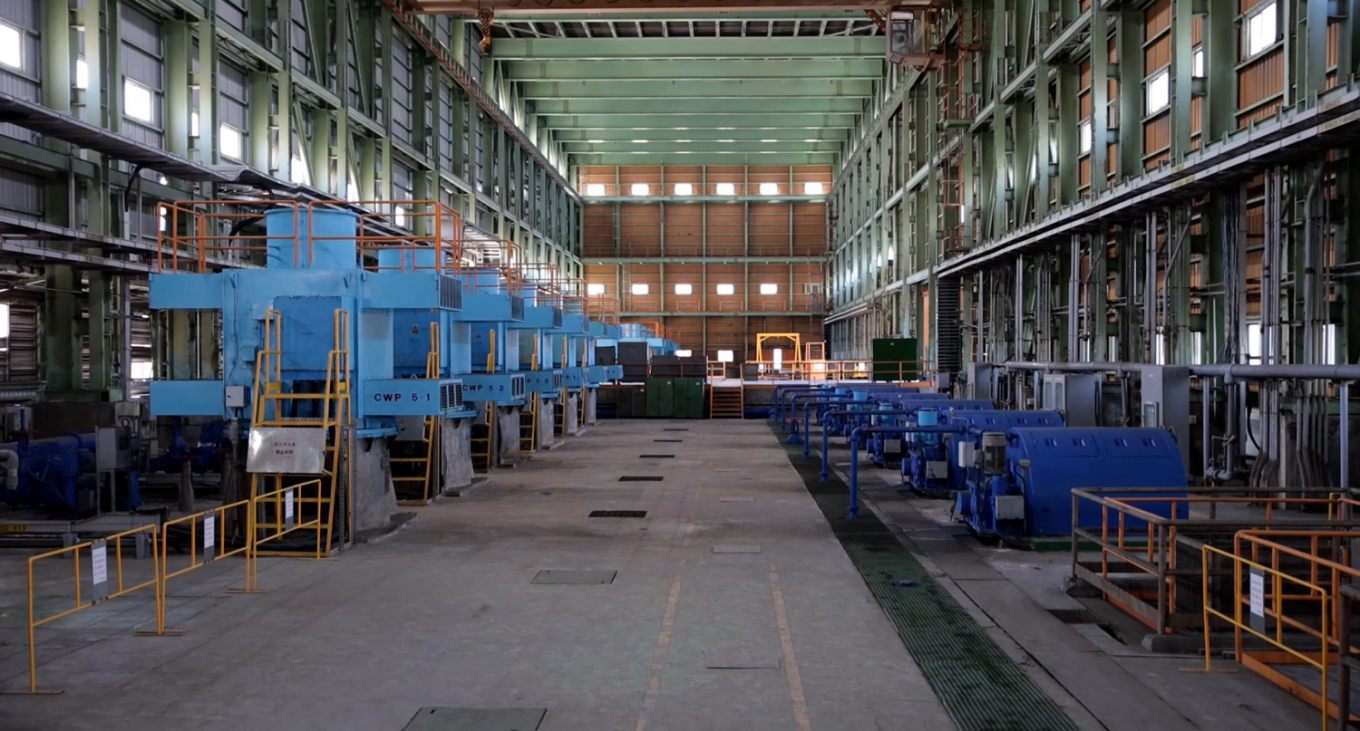 十四項基本建設台中火力發電廠抽水機房抽水泵浦