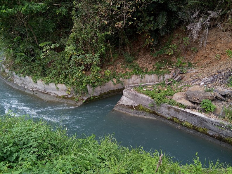 卑南上圳發電廠尾水出口