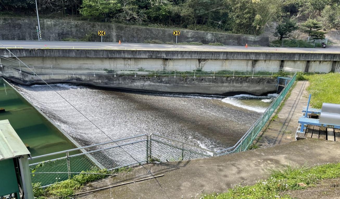 東興淨水場水源永和山水庫田美攔河堰沉砂池地下導水路引水口