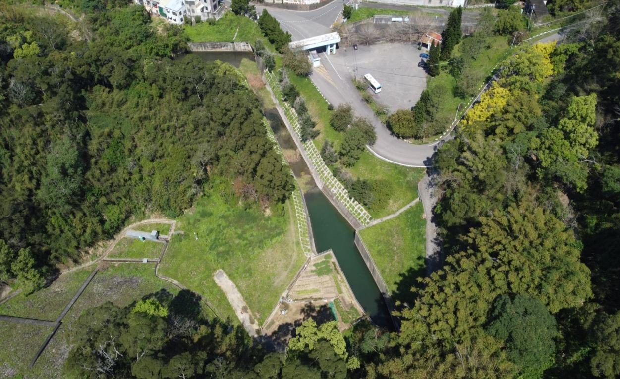 東興淨水場水源永和山水庫溢洪道