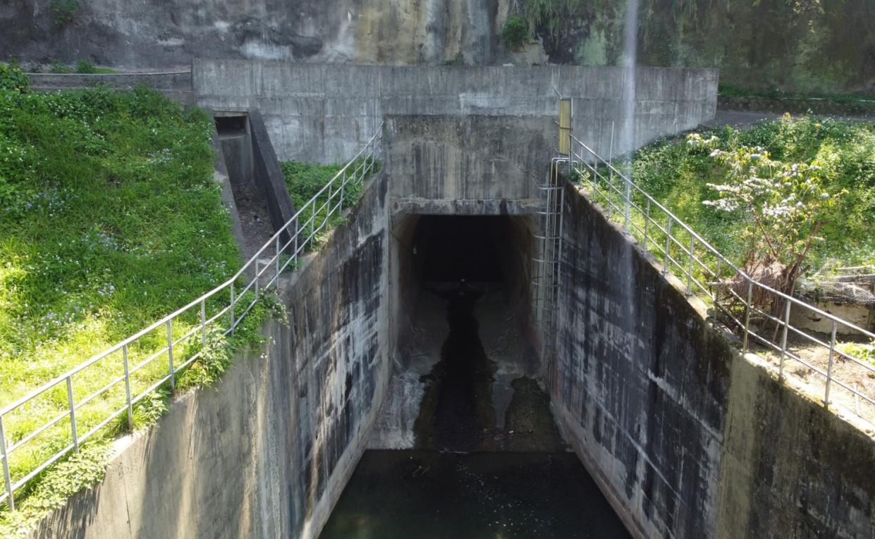 東興淨水場水源永和山水庫溢洪道