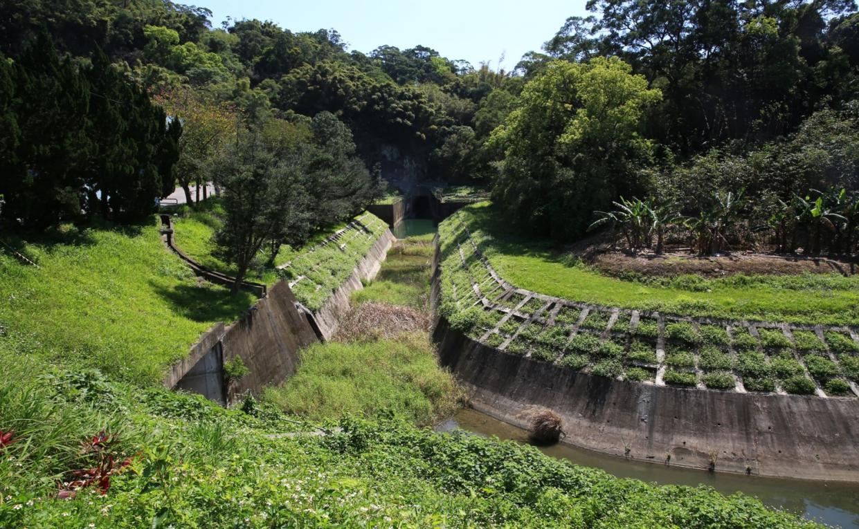 東興淨水場水源永和山水庫溢洪道