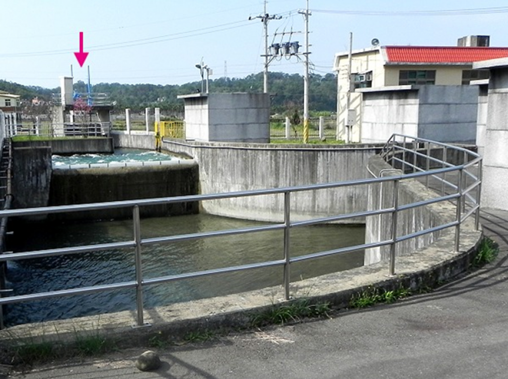 竹東圳分水閘門