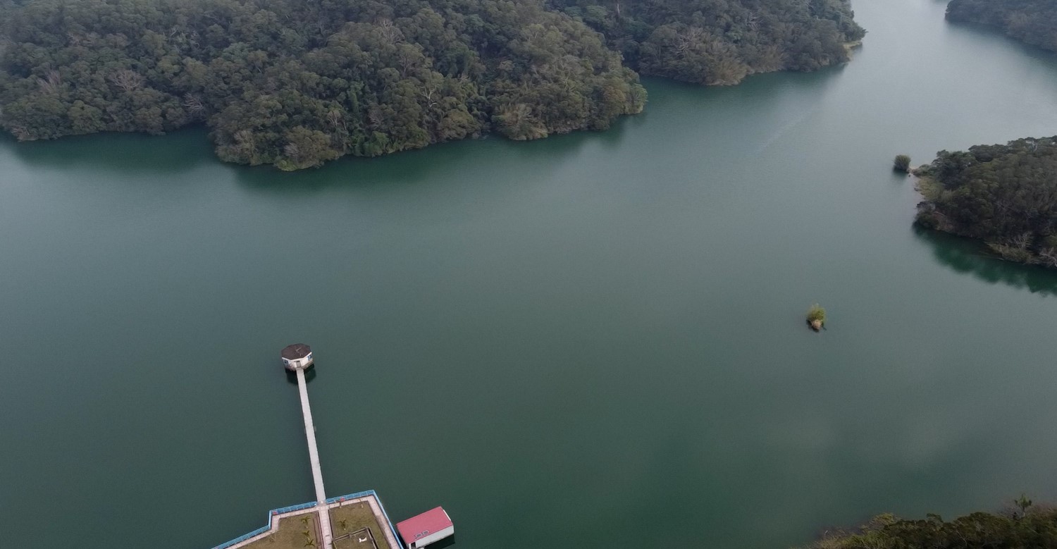 寶山淨水場水源寶山水庫全貌