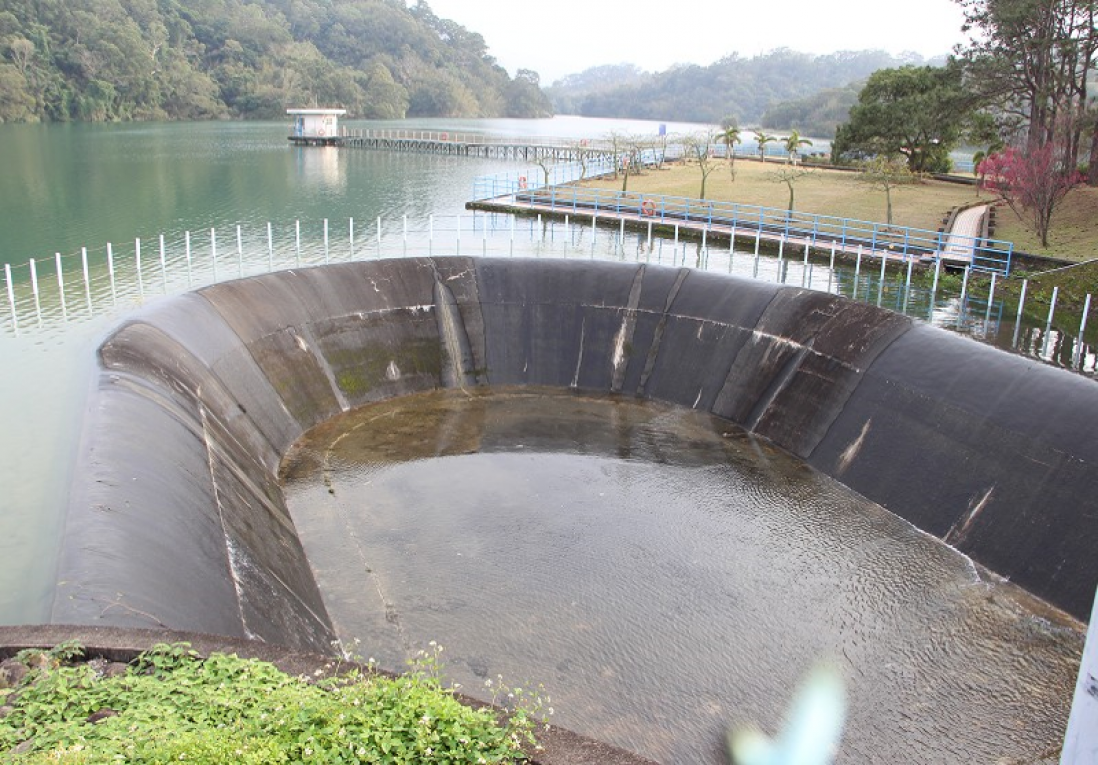 寶山淨水場水源寶山水庫主要設施