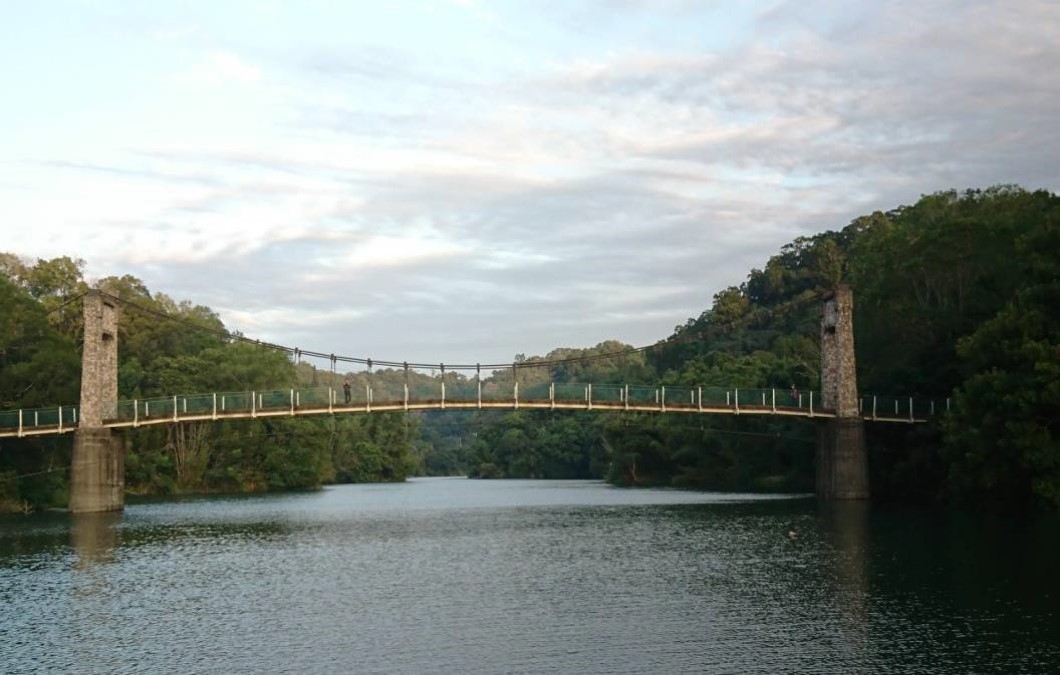 寶山淨水場水源寶山水庫吊橋