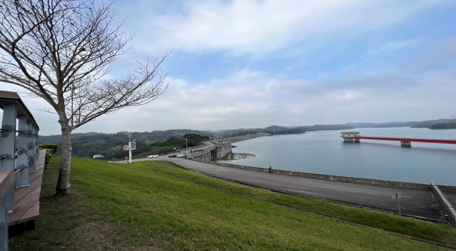 寶山淨水場水源寶山第二水庫（簡稱寶二水庫）全貌