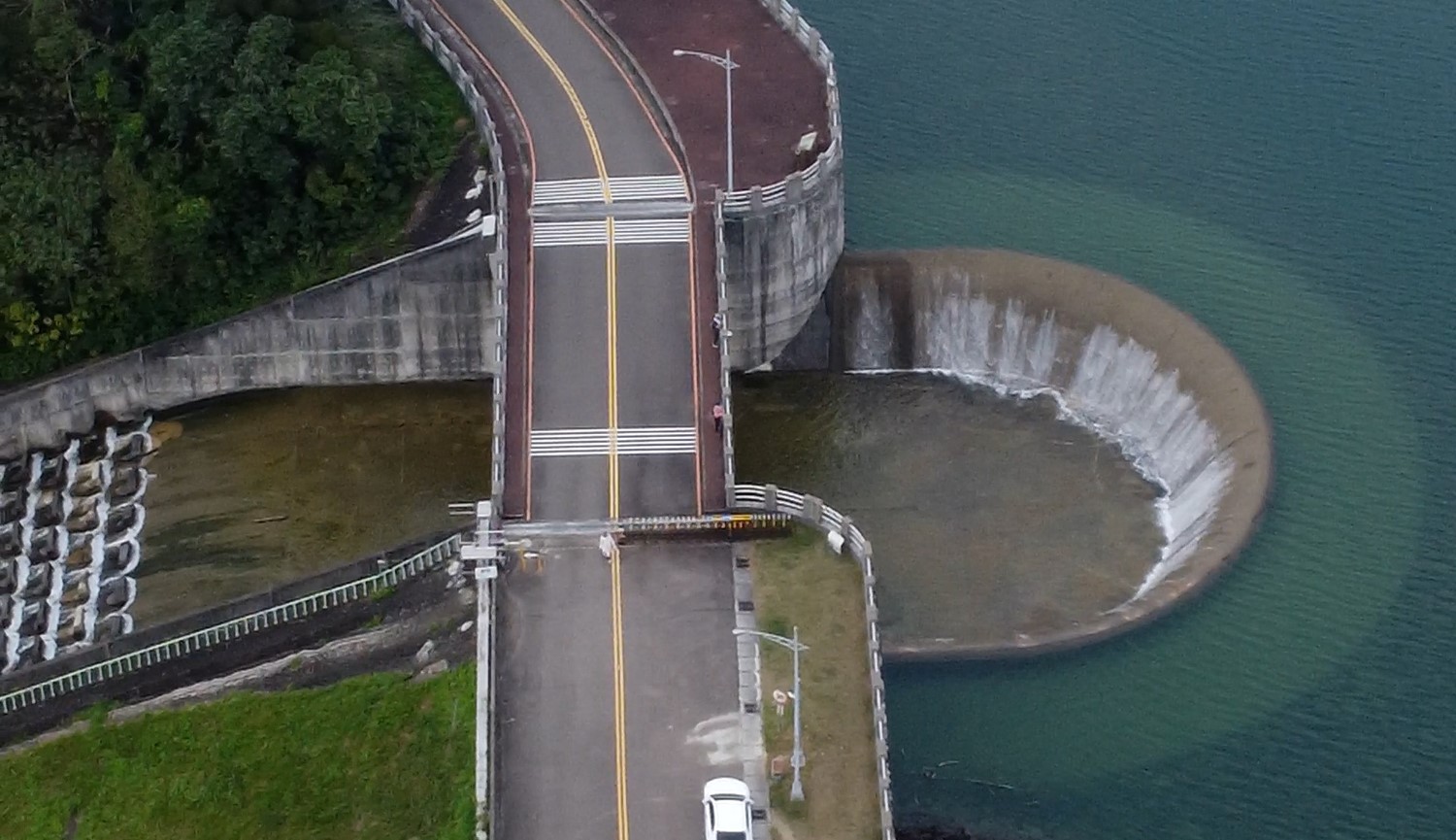 寶山淨水場水源寶山第二水庫溢洪道