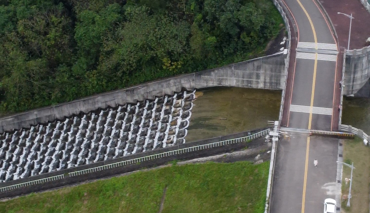寶山淨水場水源寶山第二水庫溢洪道