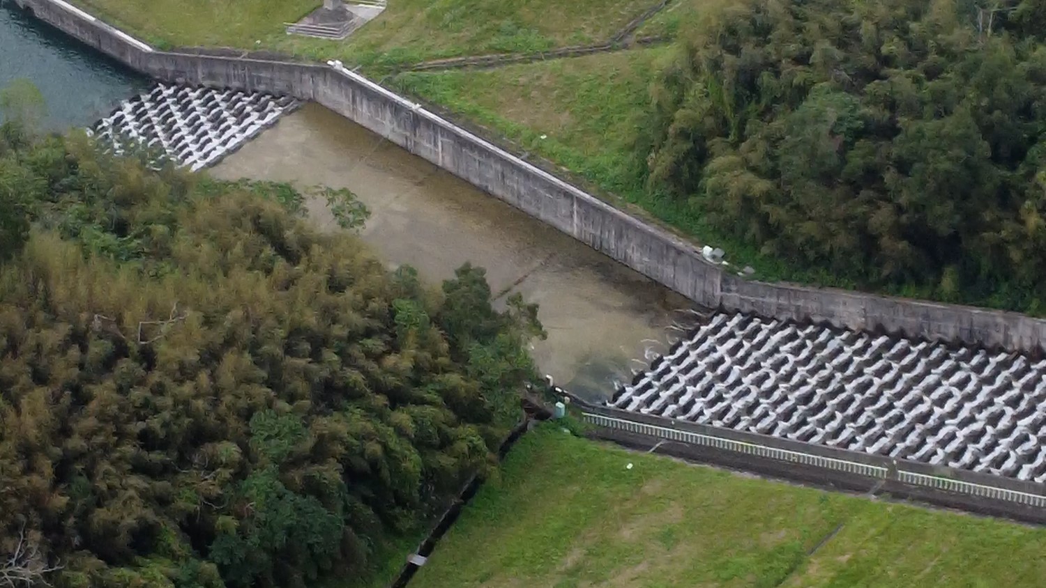 寶山淨水場水源寶山第二水庫溢洪道
