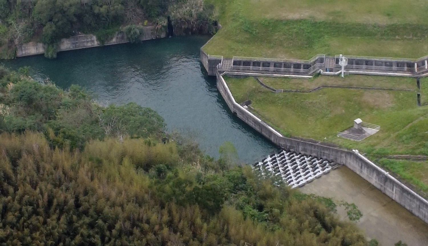 寶山淨水場水源寶山第二水庫溢洪道