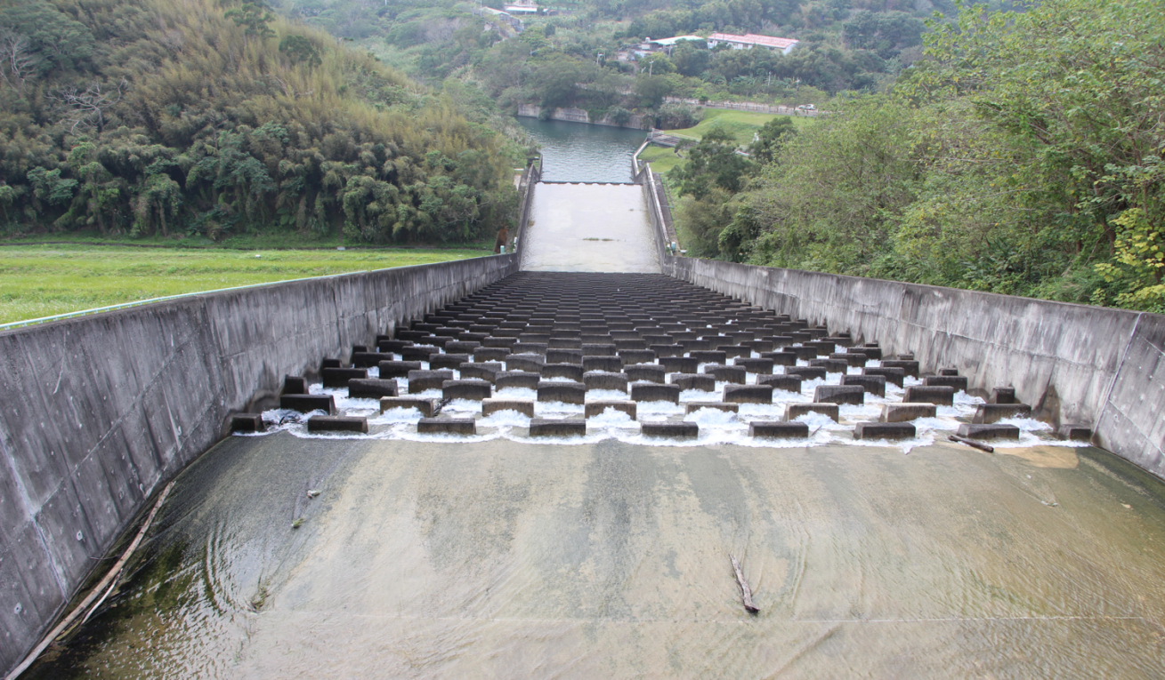 寶山淨水場水源寶山第二水庫溢洪道