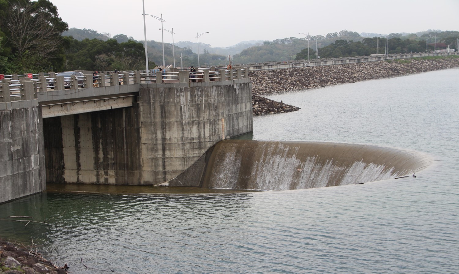 寶山淨水場水源寶山第二水庫溢洪道