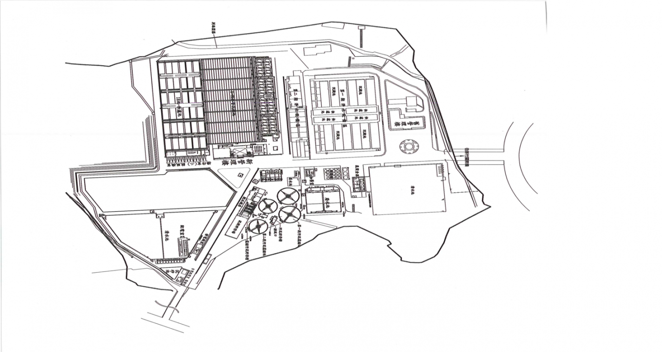 寶山淨水場水源寶山淨水場平面配置圖