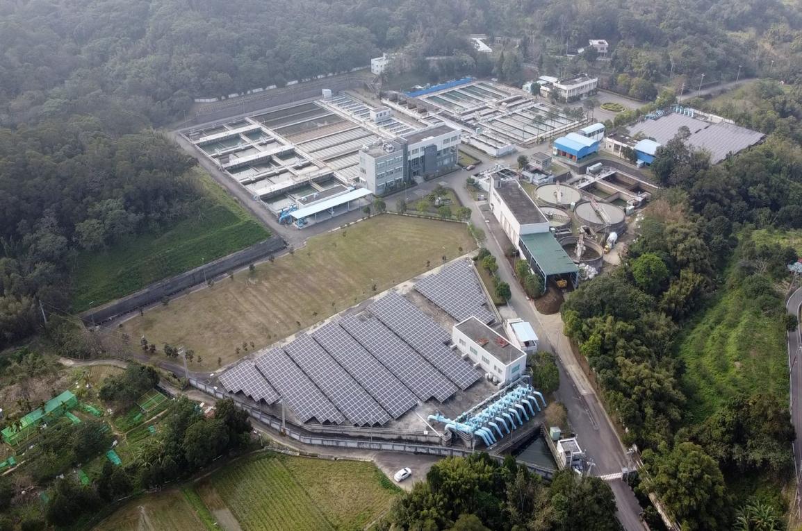 寶山淨水場水源寶山淨水場全貌空拍圖