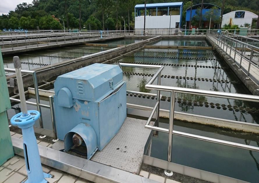 寶山淨水場的淨水設施