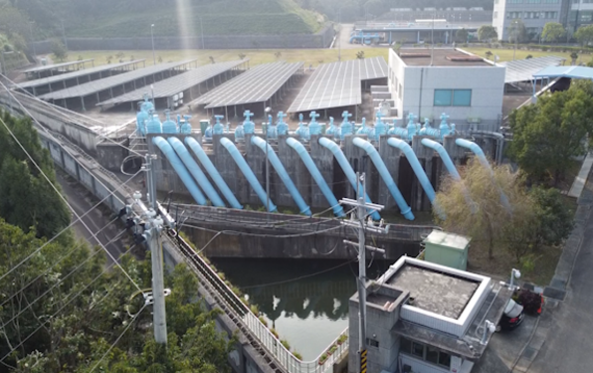 寶山淨水場的淨水設施