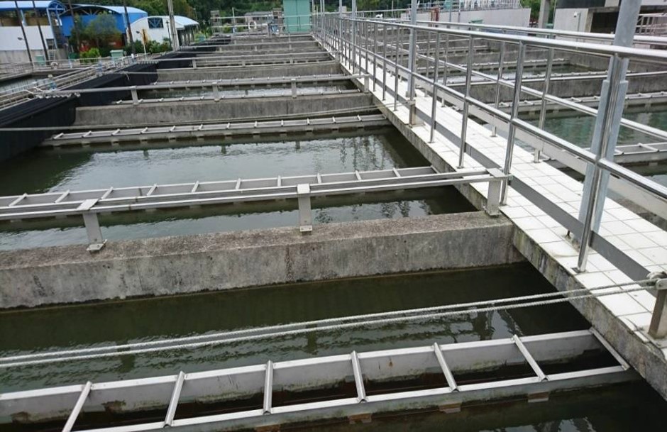 寶山淨水場的淨水設施