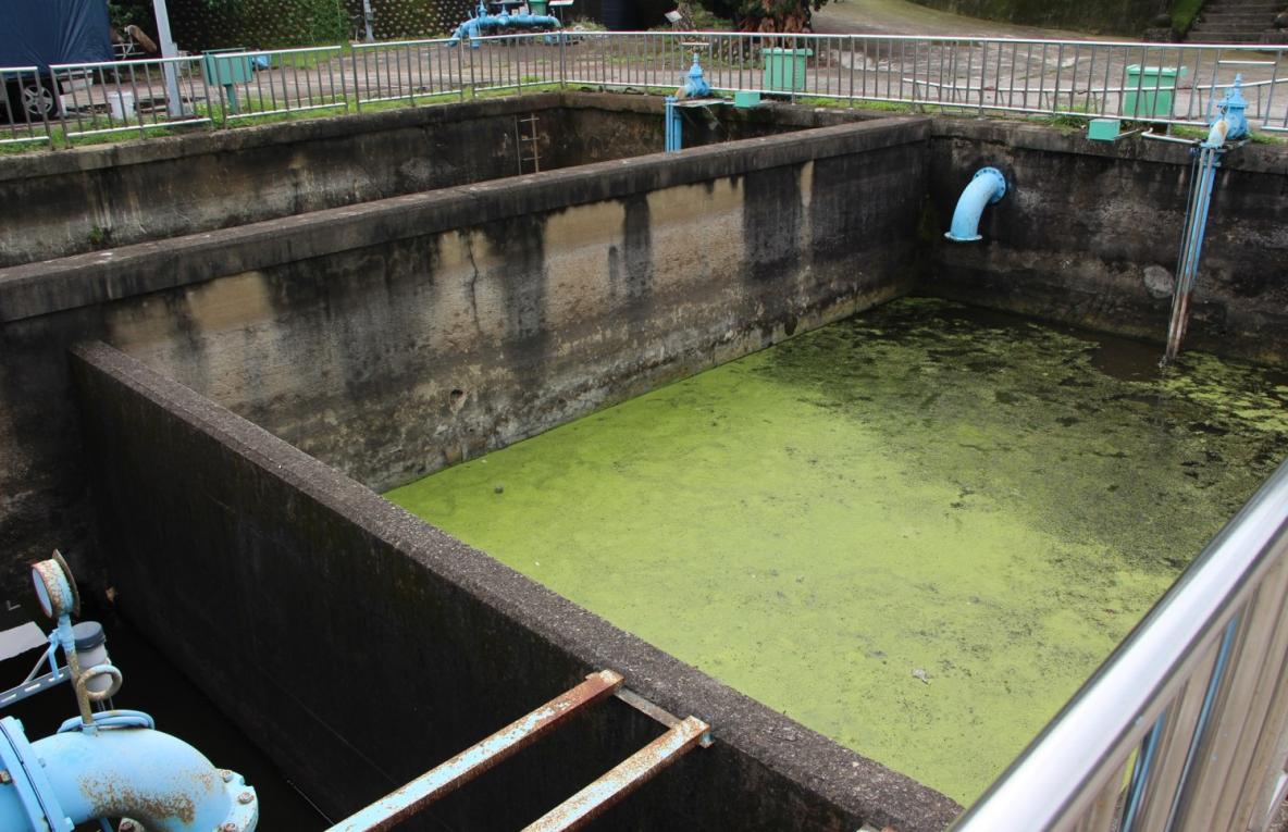 大甲營運所淨水場設施廢水池
