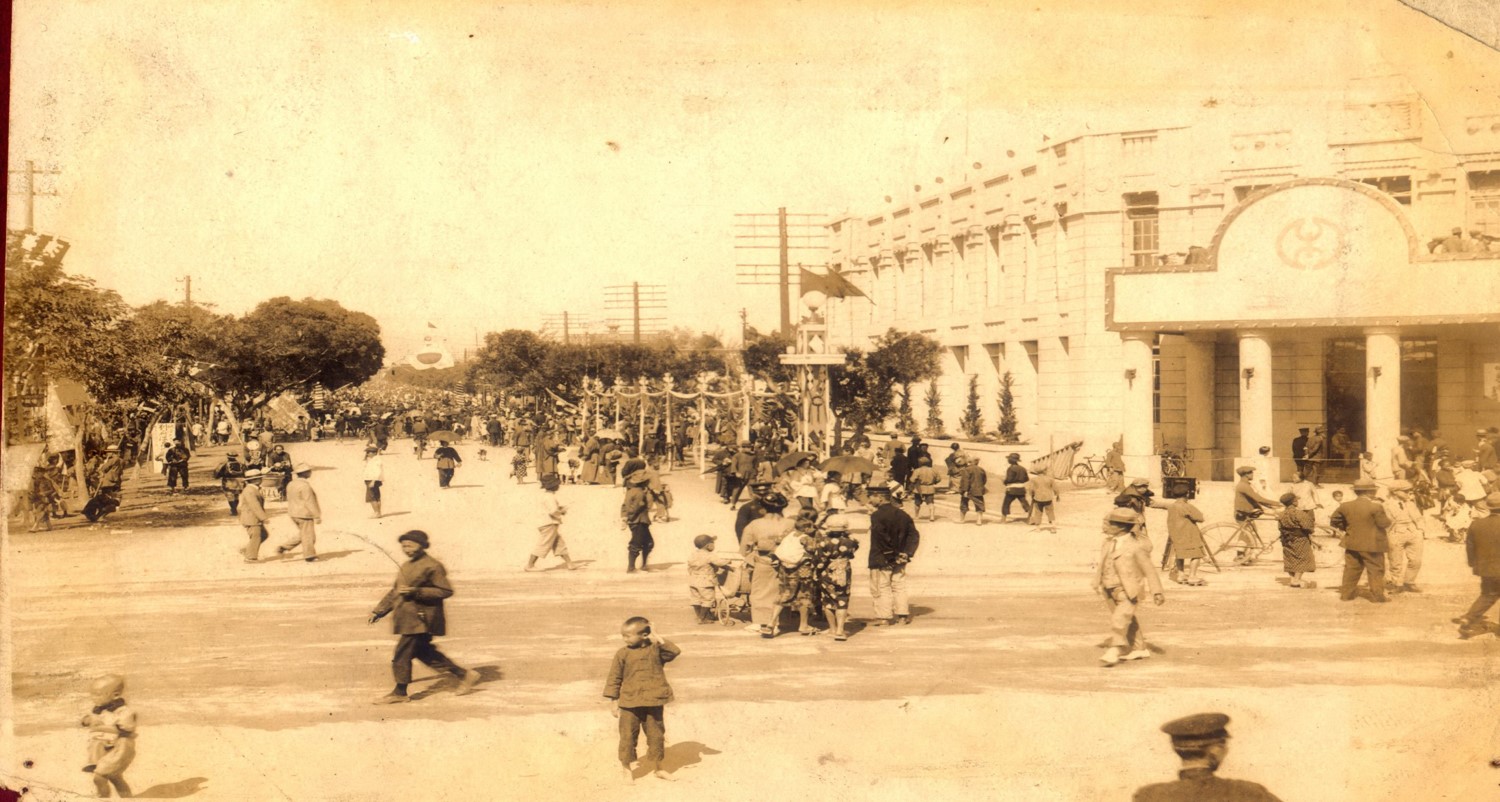 台中水道源起日治時期台中街景