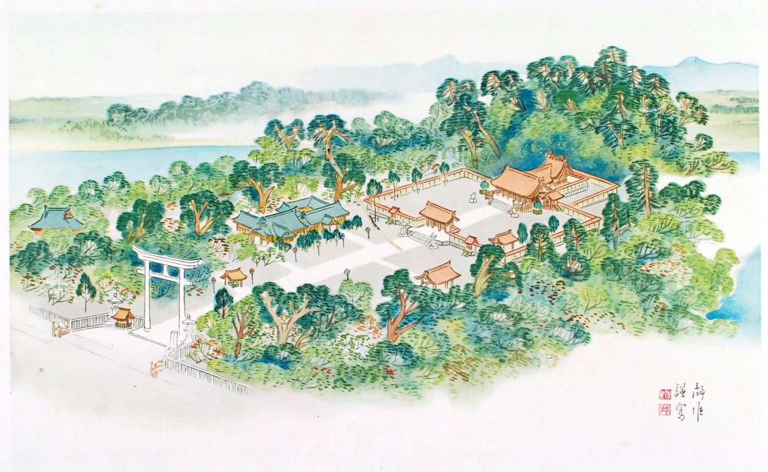 【台中神社全景】