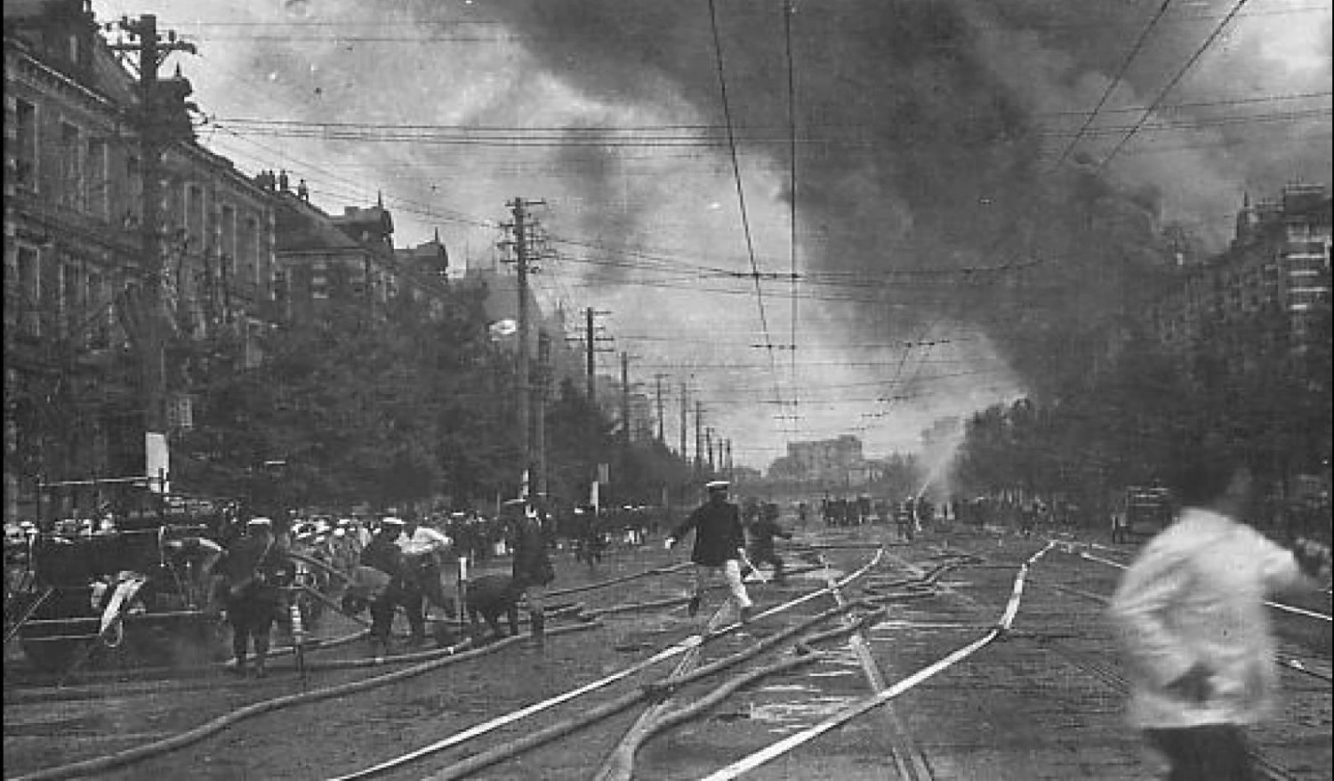 1923年日本發生關東大地震舊照