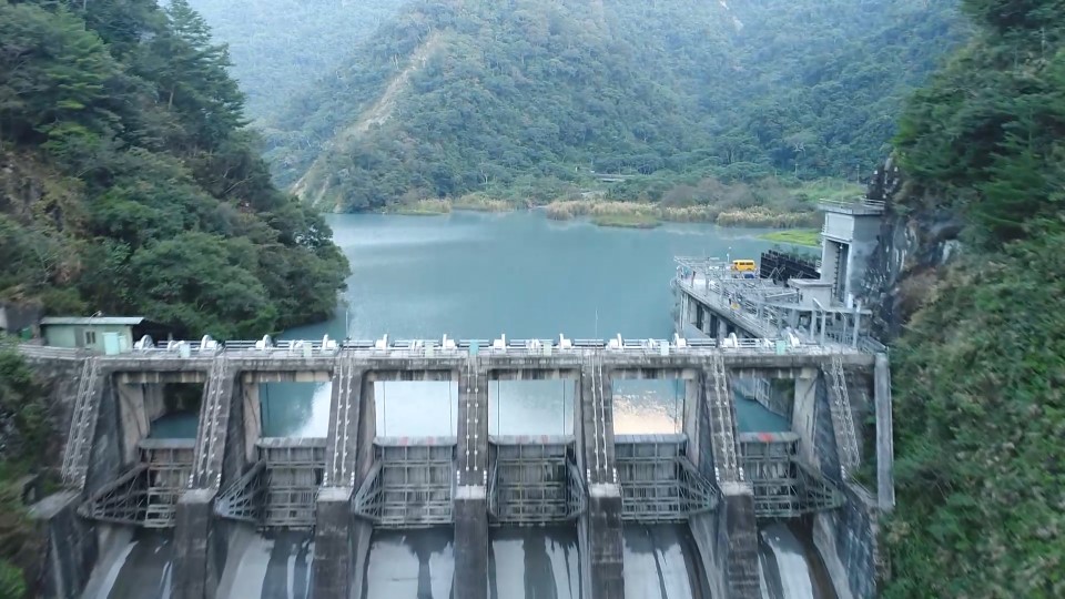 日月潭水力發電計畫武界壩溢洪道