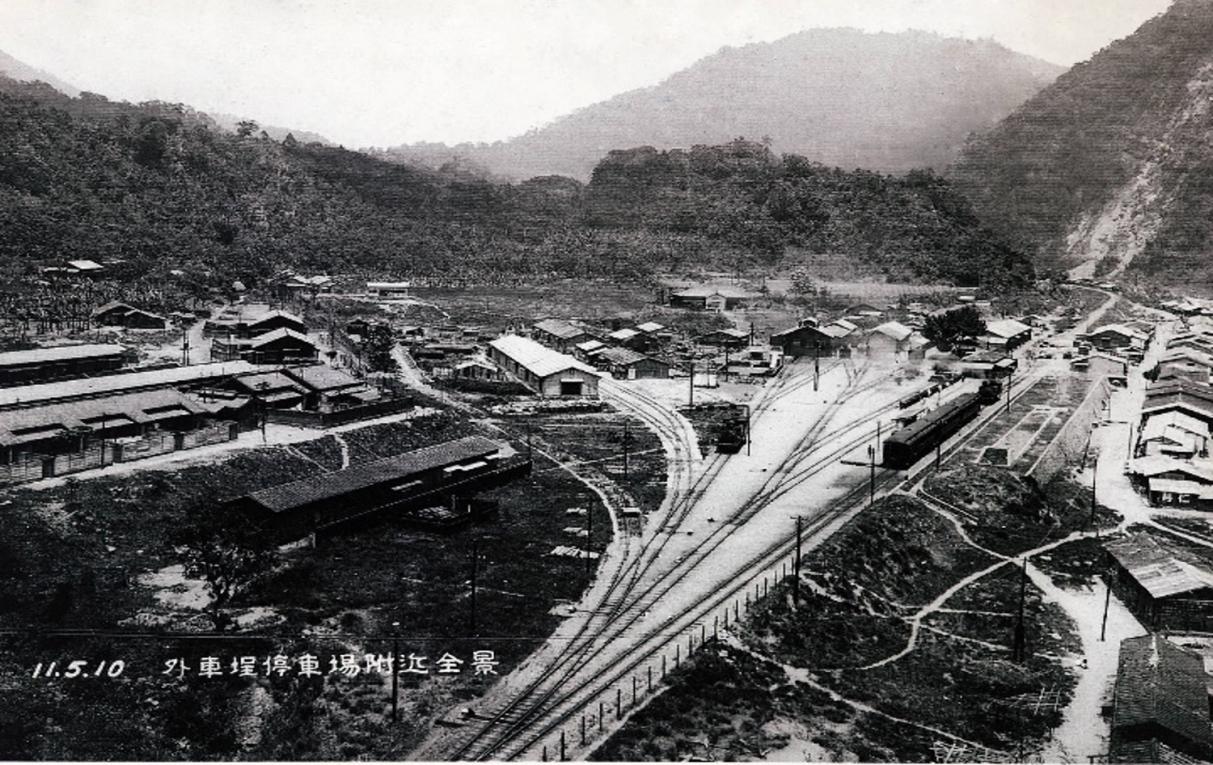 1925年(昭和11年)外車埕停車場附近全景