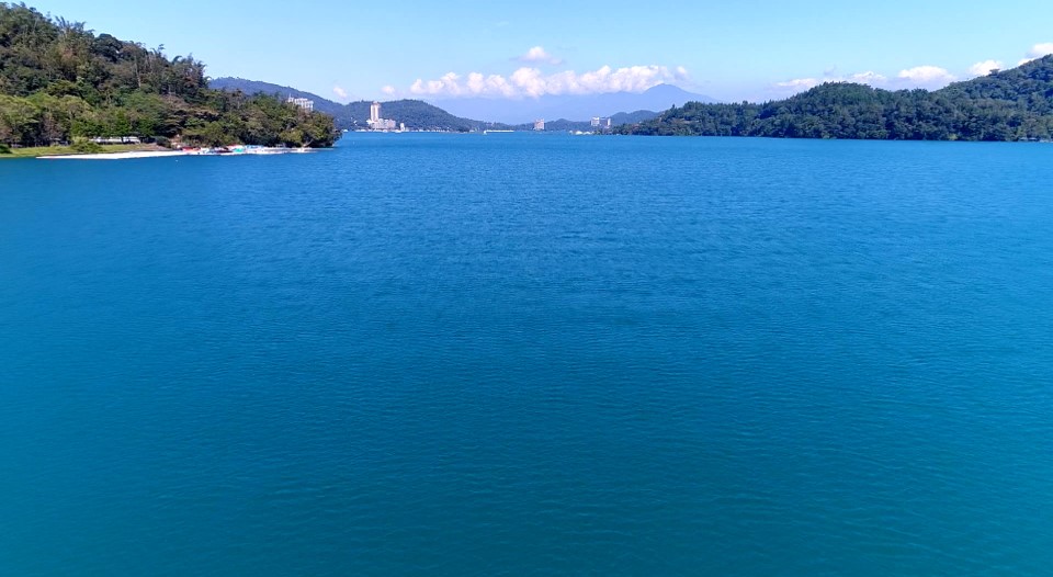 日月潭水力發電工程計劃-日月潭俯瞰