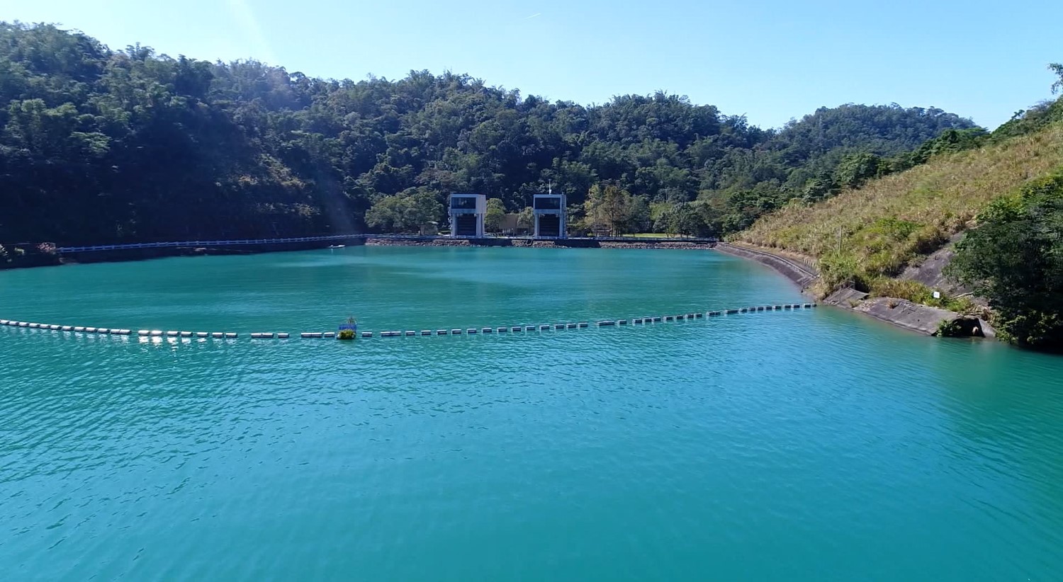 日月潭水力發電工程計劃-日月潭俯瞰
