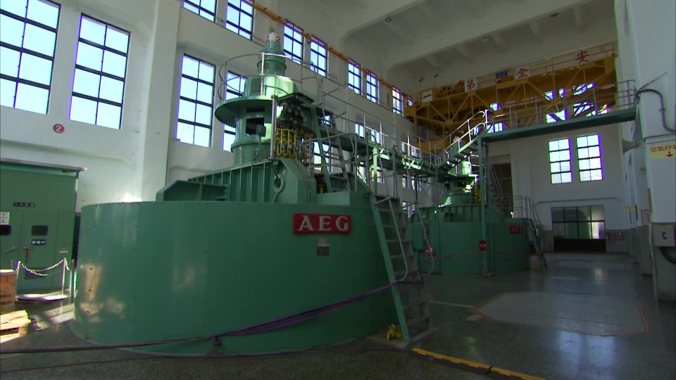 濁水溪流域鉅工電廠發電機組
