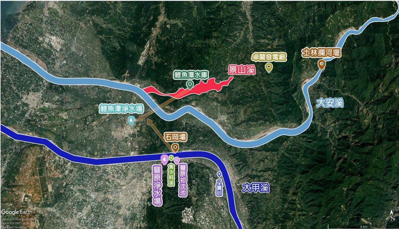 大台中地區供水系統