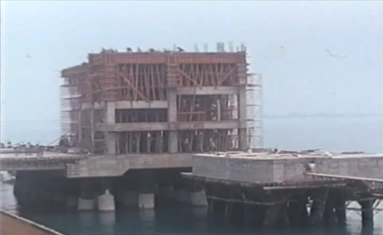 中油液化天然氣碼頭建港工程棧橋式卸氣碼頭卸氣台架建