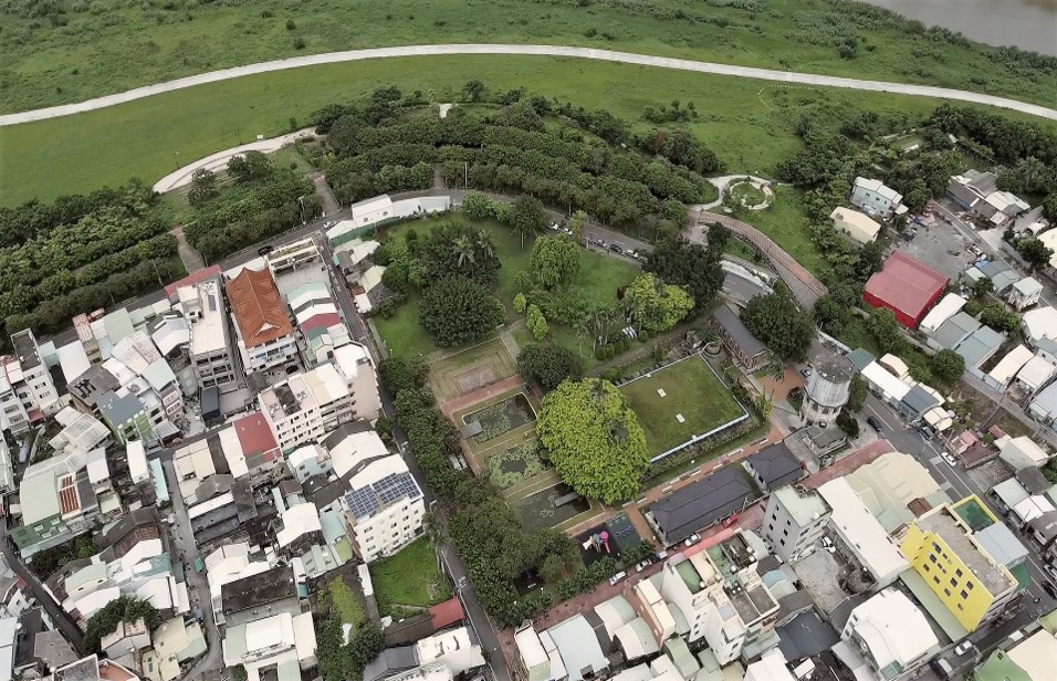 彰化南投雲林地區公共給水北港水道文化園區鳥瞰