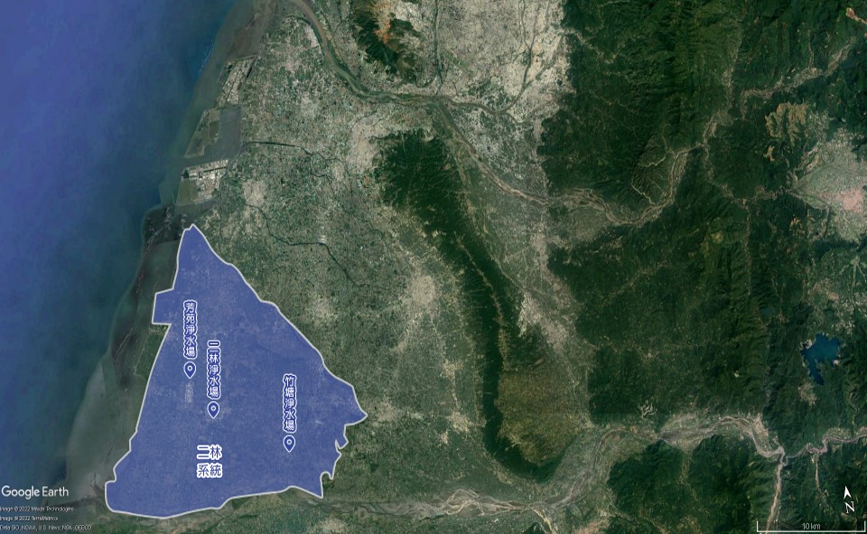 民國時代彰化地區公共給水二林系統全貌