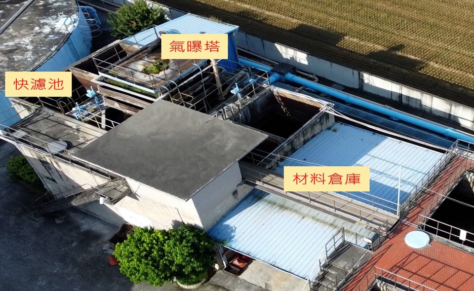 民國時代彰化地區公共給水溪湖系統溪湖第一淨水場淨水設施