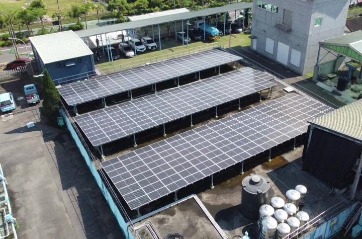 民國時代南投地區公共水水里系統集集淨水場淨水設施