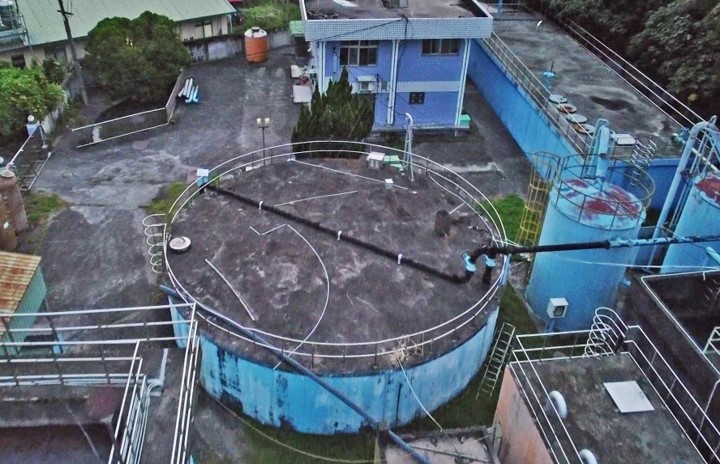 民國時代南投地區公共給水國姓系統大旗尾淨水場淨水設施