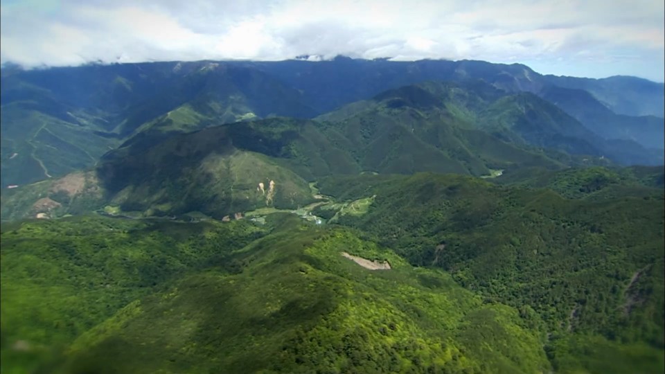 大甲溪流域山巒遠眺