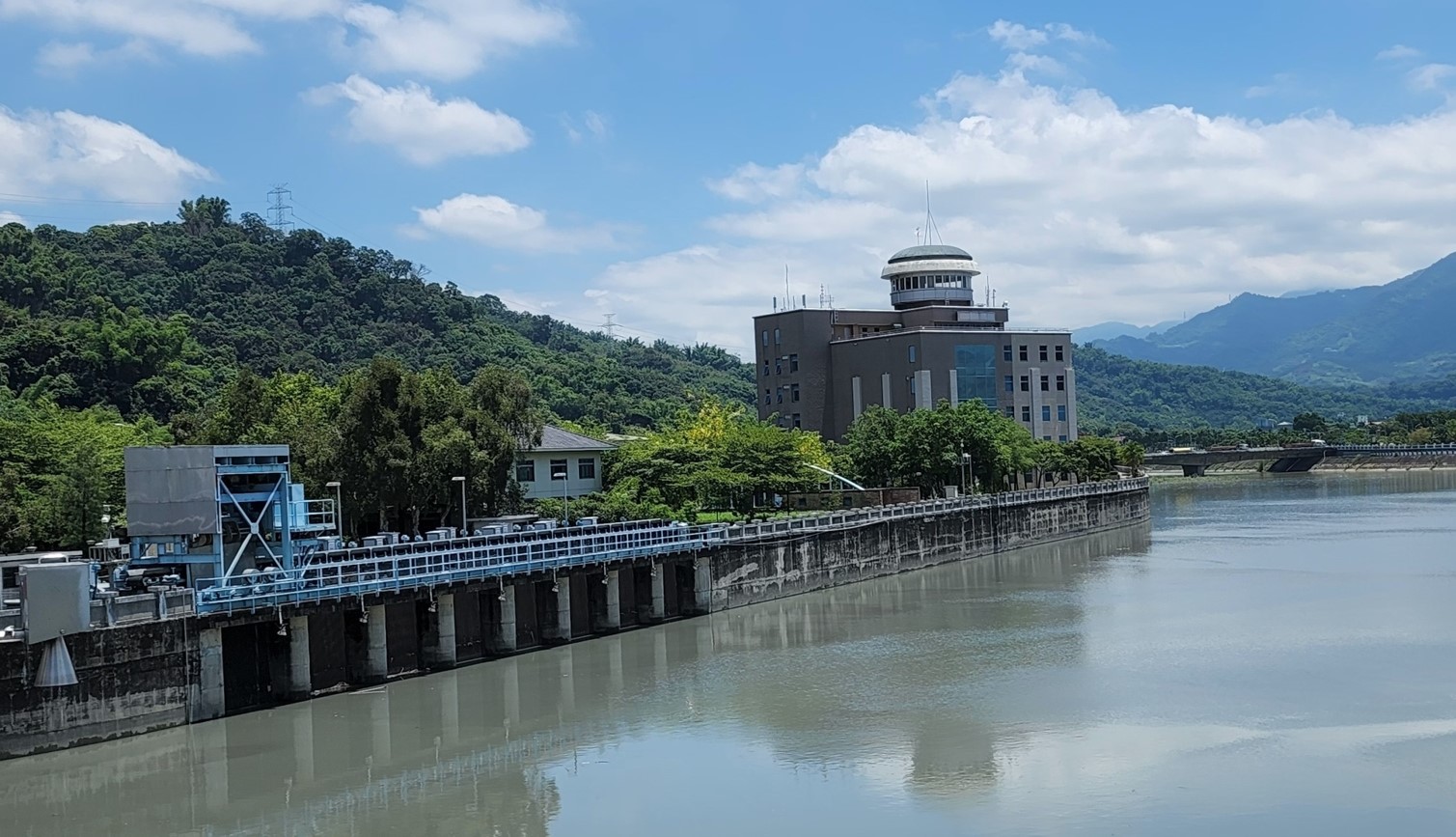 民國時代雲林地區公共給水集集攔河堰北岸取水口