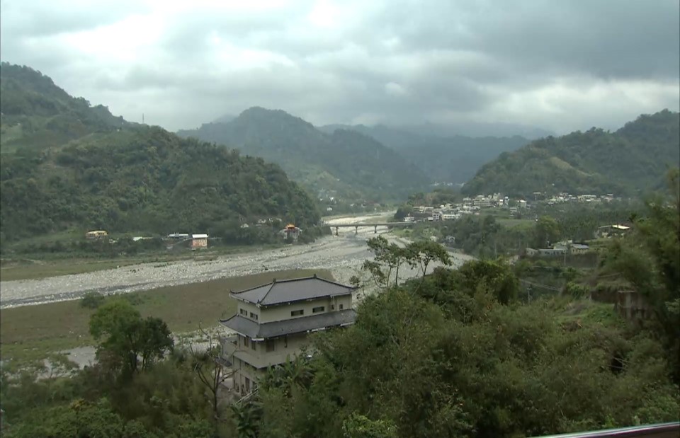 大甲溪流域白冷圳俯瞰