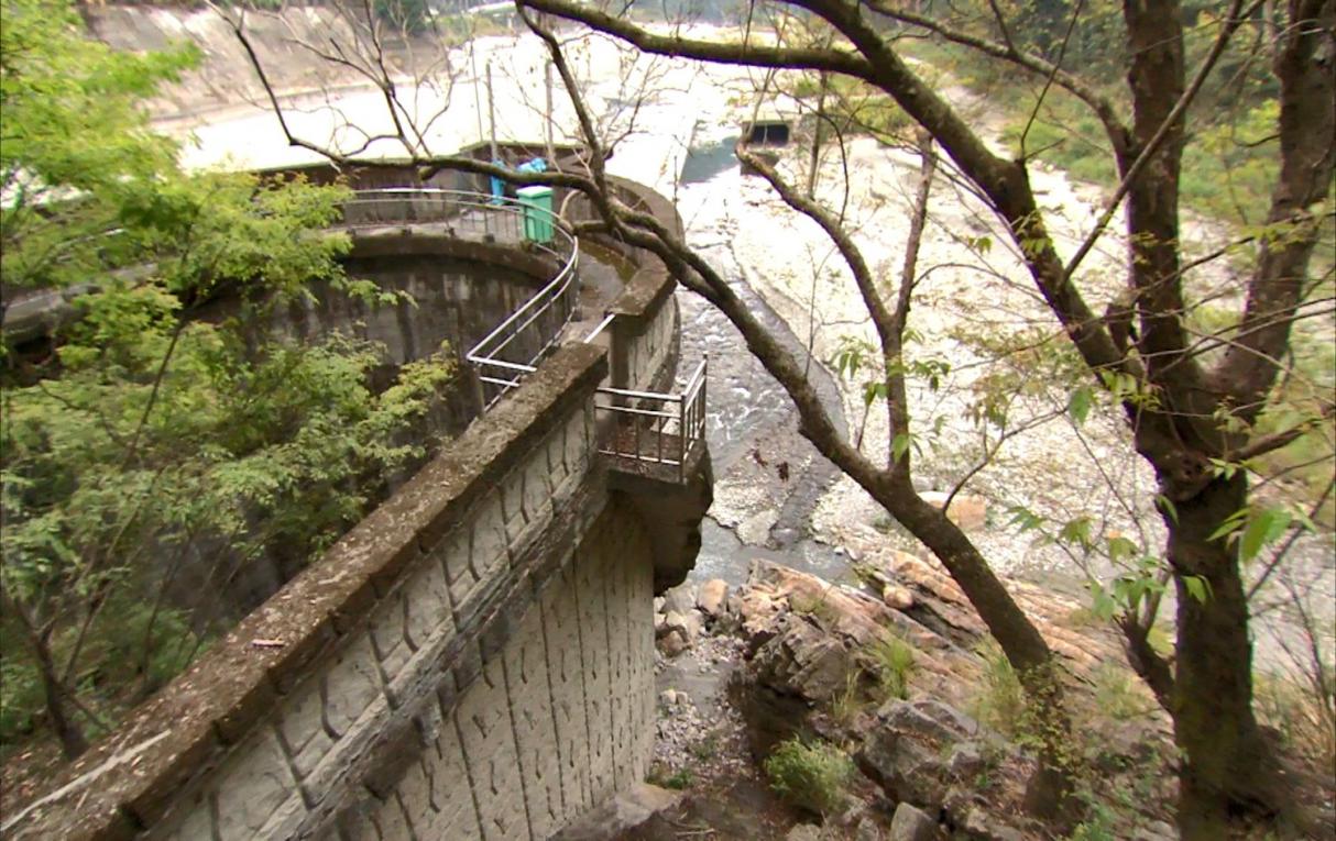 大甲溪流域現存白冷圳取水口
