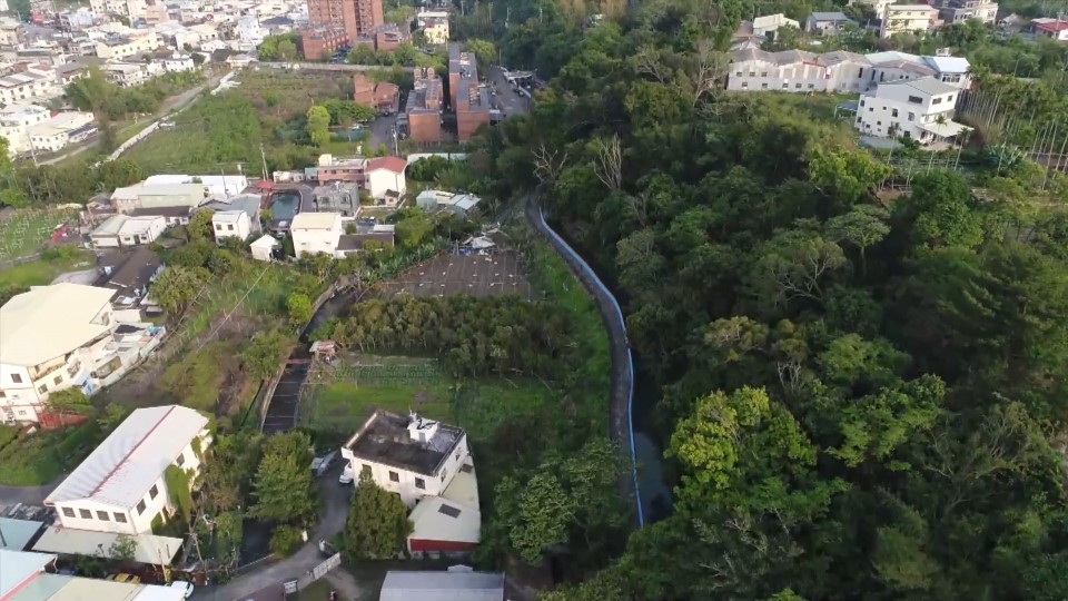 大甲溪流域社寮電廠水源八寶圳及電火圳俯瞰