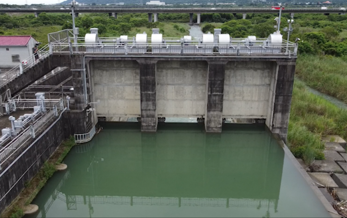 民國時代雲林地區公共給水系統斗六堰排砂道