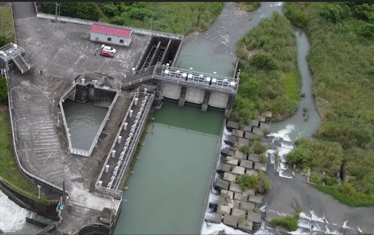民國時代雲林地區公共給水系統斗六堰排砂道