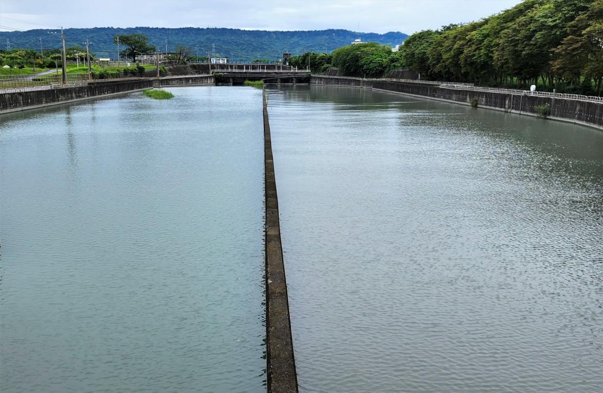 民國時代雲林地區公共給水系統林內分水工濁水溪二號水門進水口