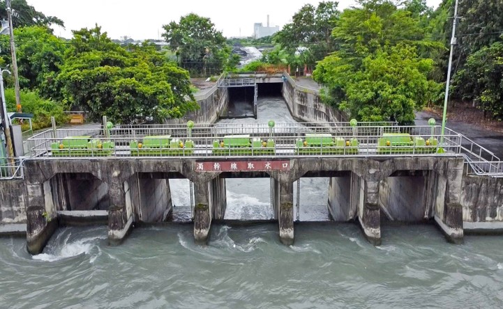 民國時代雲林地區公共給水系統林內分水工濁幹線取水口