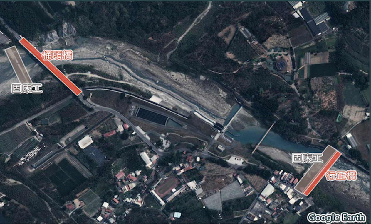 民國時代雲林地區公共給水系統湖山水庫桶頭攔河堰設施