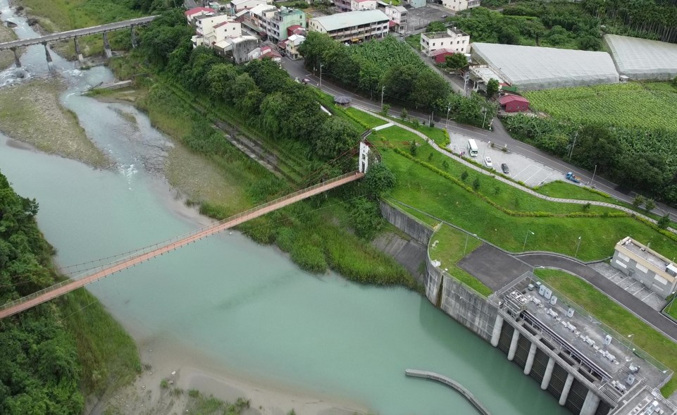 民國時代雲林地區公共給水系統湖山水庫桶頭攔河堰設施